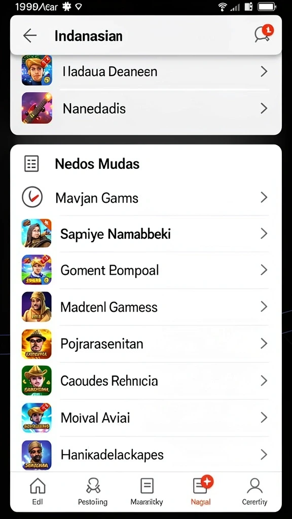megafafa - Antarmuka user-friendly yang memudahkan navigasi.