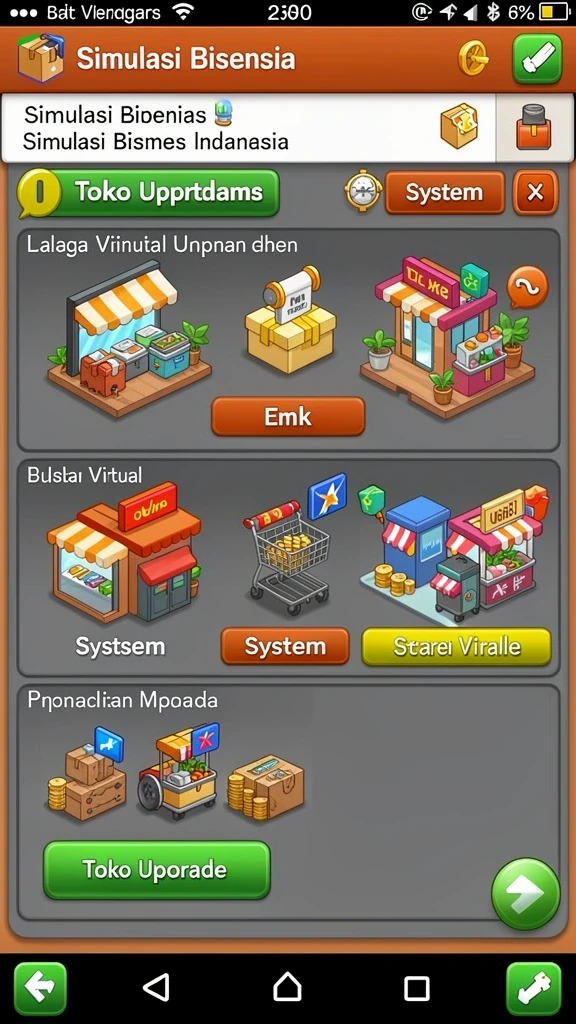 r6r6 - Tampilan karakter yang customizable dan menarik.