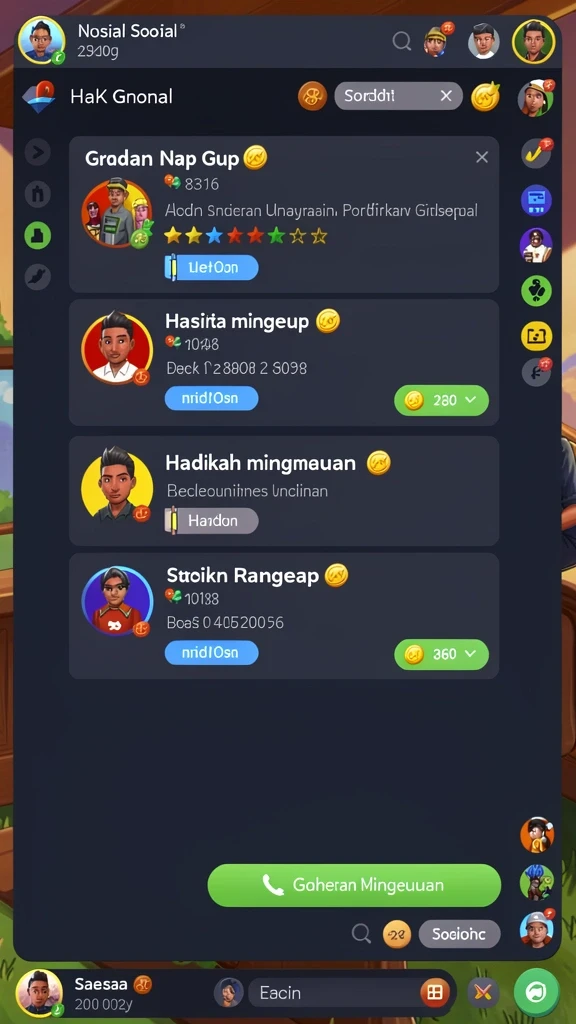 surgavip - Antarmuka pengguna yang ramah dan modern.